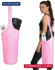 IwIeIaIrI Yoga Mat Bag for Women with Large Size Pocket and Zipper Pocket,Yoga B