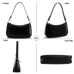 Shoulder Bags for Women Leather Hobo Sling Tote Handbag Retro Clutch Purse wi…