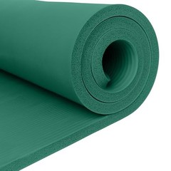 Solana 1″ Thick Yoga Mat w/Nylon Strap – Elm Green – Non 1″