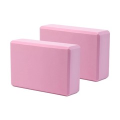 2Pcs Soft Foam Yoga Block Balance Training Brick Workout Auxiliary Tool