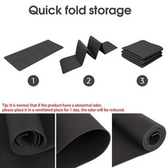 Foldable Yoga Mat EVA Travel Exercise Mat Non Slip Pilates Fitness Workout Mat
