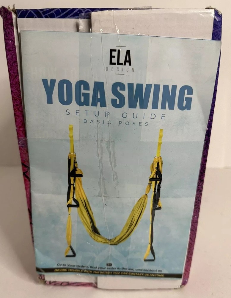 Aerial Hammock Anti gravity Yoga Swing Kit Yellow