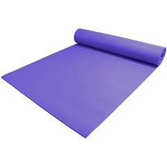 Yoga Accessories 0.25 Inch Thick Non Slip Pilates Mat, Dark Purple (Open Box)