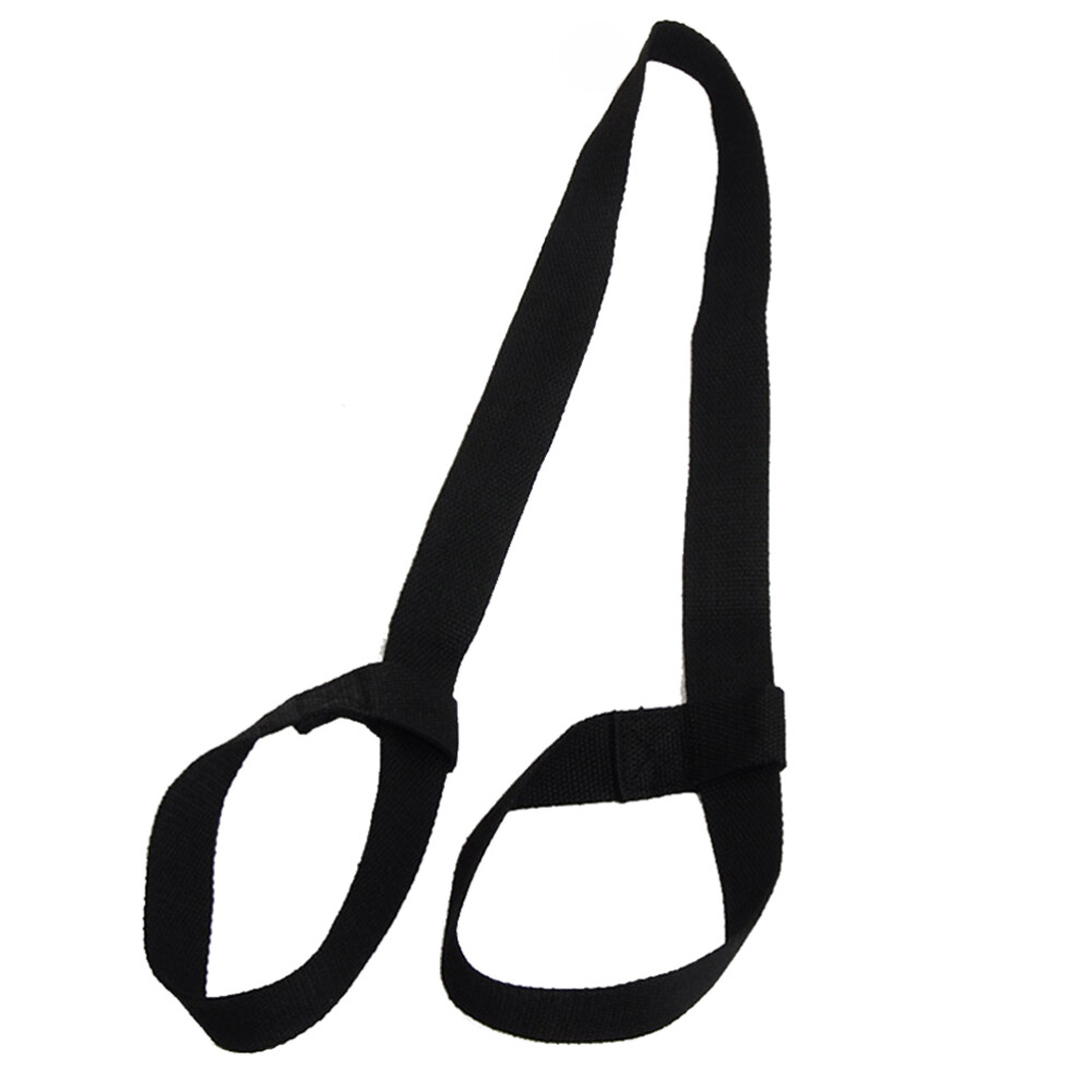Cotton Yoga Mat Strap Carrier Adjustable Shoulder Carry Belt Sling Stretch Band
