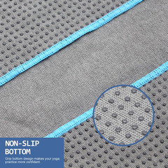 2 Pack Hot Yoga Towel with Grip Dot, Non Slip Yoga Mat Towe Sweat Absorbent Towe