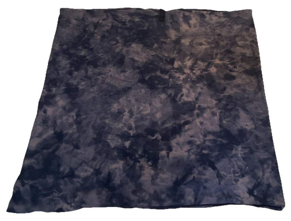 Lululemon Yoga Towel Gray Black Tie-Dye Non-Slip Nylon Lycra O/S