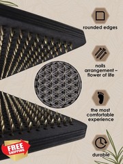 RIZONE sadhu board nails 10mm ebony-moon
