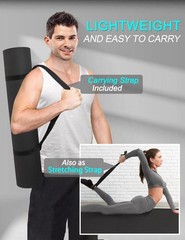 Extra Long & Wide Thick Yoga Mat for Tall Men & Women, 84” x 32” x 7mm Over…
