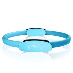 Pilates Ring 15 Inch Fiberglass Core Toning Circle for Inner Outer Thighs with