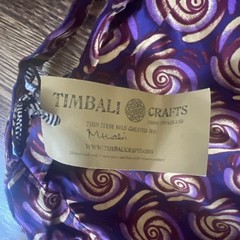 NWT TIMBALI CRAFTS SWAZILAND YOGA/PILATES MAT HOLDER