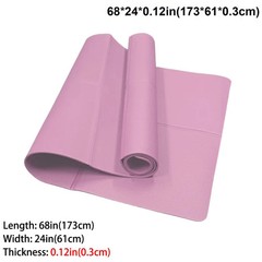 Foldable Yoga Mat EVA Non Slip Travel Exercise Fitness Pad 68×24 in 3mm 4mm 6mm