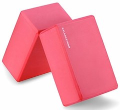 Slip-Resistant Surface Moisture-Proof High Density Red Yoga Blocks (2 blocks)