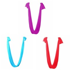 Yoga Swing Hammock Trapeze Sling Aerial Silk Set Anti-gravity Inversion Fitne@-@