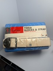 Lot Of 2 Danskin Now Foam Yoga Blocks New Sealed In Package 9″x3″