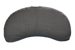 yoga cushion crescent moon with buckwheat shell filling.