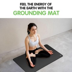Grounding Mat 16″x35″ for Stress, Anxiety, Inflammation Relief, Yoga Pad