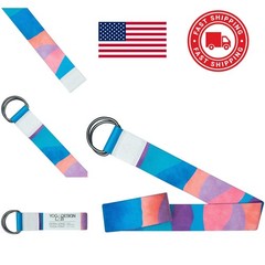 Extra Long Yoga Strap 8ft Cotton Material Mexicana Color Perfect for Stretching