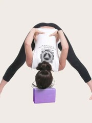 Yoga Wedge Stretch Blocks EVA Gymnastics Foam Brick Muscle Pain Stress Relief