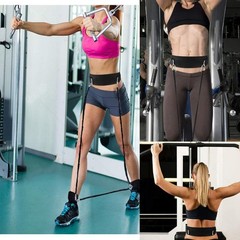 5.5mm Thick Neoprene Gym Waist Belt for Speed & Agility Training – Adjustable