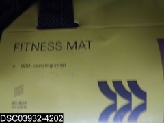 All in Motion Blue 15mm Fitness Yoga Mat With Carrying Strap 018713645135