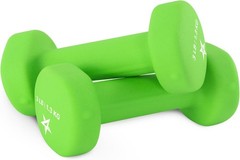 Neoprene Coated Dumbbell Hand Weight Sets of 2 Multiple Weight Options W/ 15