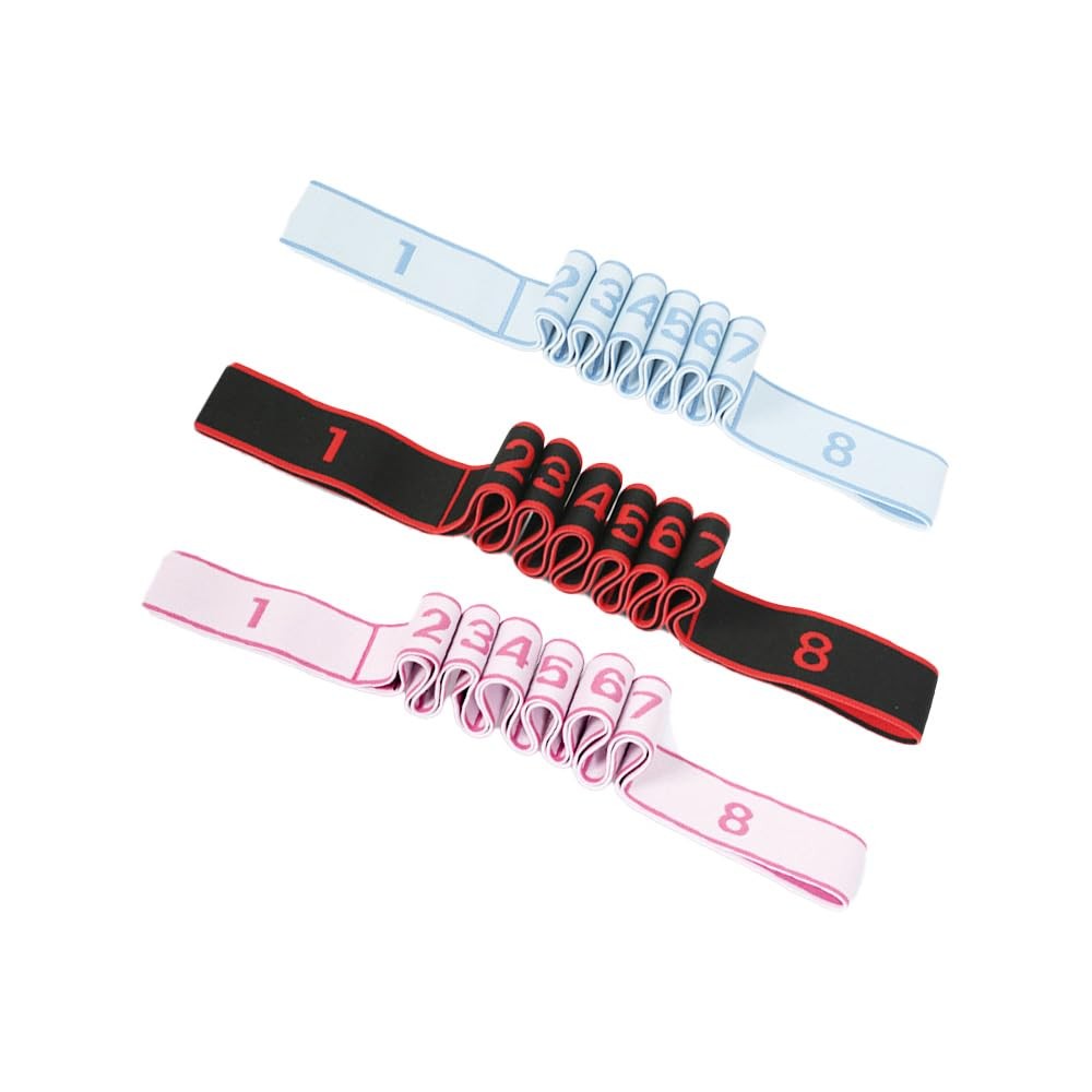 Multi-Loop Yoga Stretching Strap, Non-Slip High-Elastic Resistance Band for P…