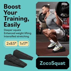 Slant Board Squat Wedge Block for Calf Stretching 520 LBS Weight Capacity