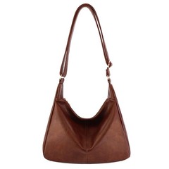 Hobo Bags for Women, Foldable Vegan Leather Tote Bag, Stylish Slouchy Shoulde…