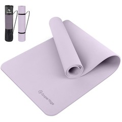 Yoga Mat Non Slip, 72″L x 24″W x 0.24″/0.32″TH, Anti-Tear Exercise Mat with C…
