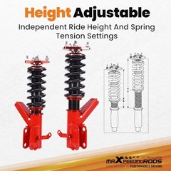 Coilovers for Honda Civic 2001-2005 DX/EX/GX/HX/LX/Si, Height Adjustable