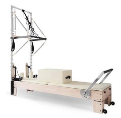 Pilates Reformer, Wooden Reformer Pilates Machine with Tower & Mat Brand New