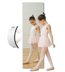 Full Length Mirror for Kids Safety Shatterproof 4 Pack,12″x12″ with tape