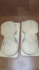 Functional Footprints Turnout Boards Pair Wooden Ballet Pilates Alignment