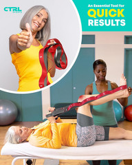 Stretching Strap with Loops – Non Elastic Stretch Band for Physical Therapy, Yog