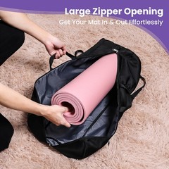 Waterproof Yoga Mat Bag Backpack For Women Men Carrier Holder Workouts Gym