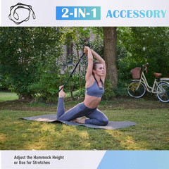 ZELUS Aerial Yoga Swing Sling Strong Yoga Hammock Kit Set Trapeze Inversion Equi
