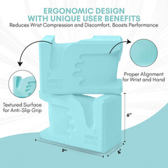 Wristbuddy® Yoga Blocks 2-Pack (Left + Right) — Ergonomic, Hand-Shaped EVA Block