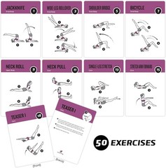 Durable Pilates Exercise Cards – Your Ultimate Home and Gym Workout Companion