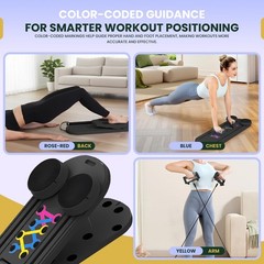 9-in-1 Foldable Pilates Board Set – Portable Reformer with Resistance Bands & Yo
