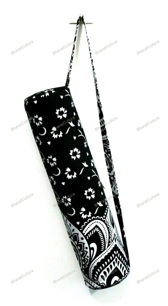 New Indian Handmade Yoga Bag Unisex Cross Body Shoulder Bag Yoga Mat Carrier
