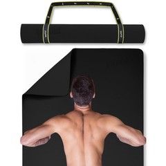 Gogokiwi Extra Wide Yoga Mat 72×36 Non-Slip Fitness Exercise Mat with Strap