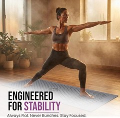 Pilates & Travel-Friendly Yoga Mat Towel – Gray