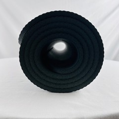Gaiam Essentials Thick Yoga Mat w/ Easy-Cinch Carry Strap Gray Exercise Fitness