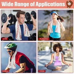 12 Pcs Cooling Towel Baseball Football Basketball Breathable Chilly Softball …