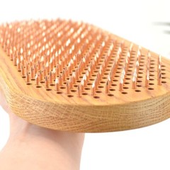 Oak Sadhu Board “Yin Yang” Copper Nails 10 mm/0.4 inch
