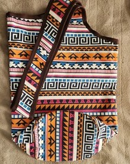 Yoga Mat/Shopping/Beach Bag with Large Size Open Pocket & Zipper Pocket Carrier