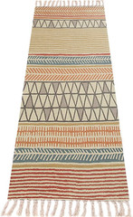 Cifupy Organic Cotton Yoga Mat Handwoven Non Slip Yoga Rug 24×72