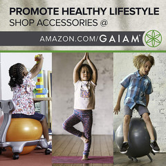 Gaiam Kids Yoga Mat Exercise Mat, Yoga for Kids with Fun Prints – Playtime for B