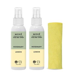 Yoga Mat Cleaner Spray, Rosemary & Lemon Essential Oil, Safe for All Mats & E…