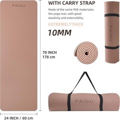 High Quality Non-Slip Yoga Mat Thick Cushioning Portable Exercise Mat Home Gym